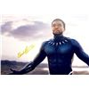 Image 1 : Black Panther Chadwick Boseman facsimile signed movie photo