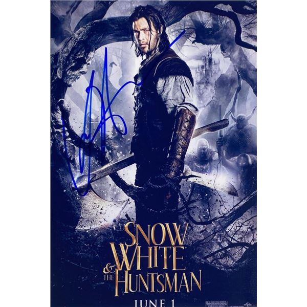 Snow White & The Huntsman Chris Hemsworth facsimile signed photo