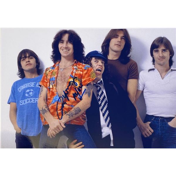 AC/DC Angus Young facsimile signed  photo