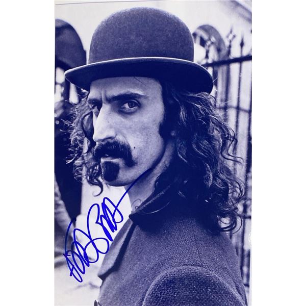 Frank Zappa facsimile signed photo
