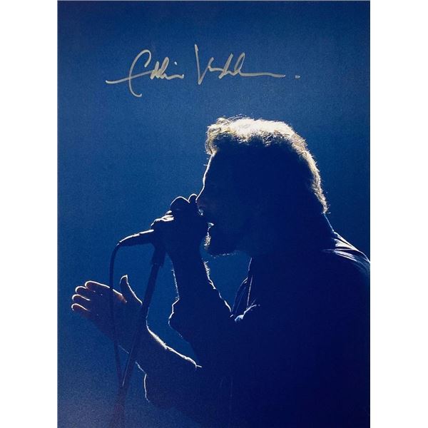 Pearl Jam Eddie Vedder facsimile signed  photo