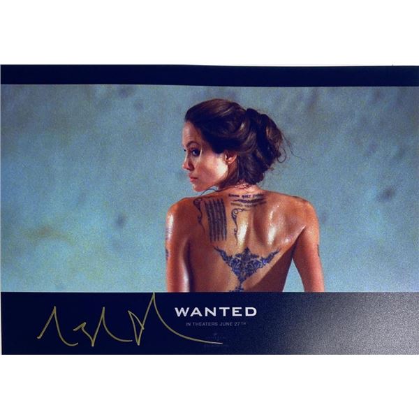 Wanted Angelina Jolie facsimile signed movie photo