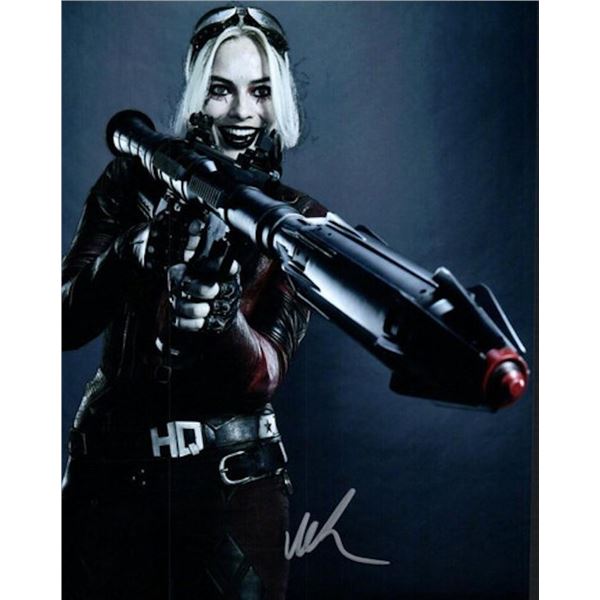 Harley Quinn Margot Robbie facsimile signed photo