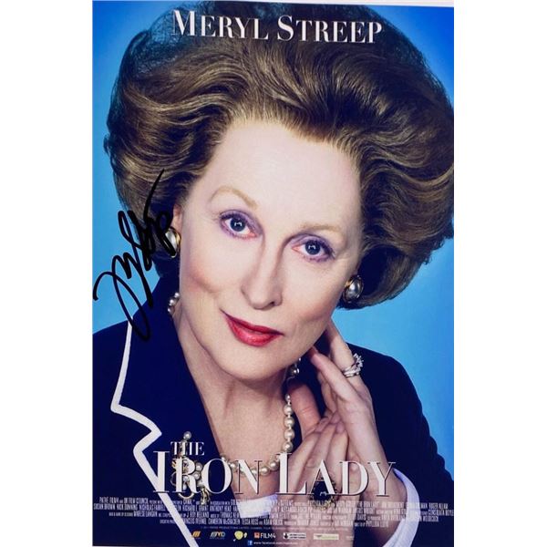 The Iron Lady Meryl Streep facsimile signed photo