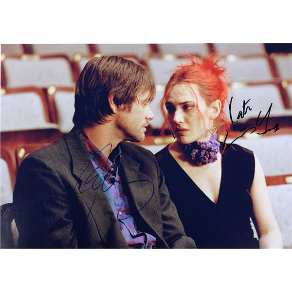 Eternal Sunshine of the Spotless Mind Jim Carrey and Kate Winslet signed movie photo