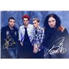 Image 1 : My Chemical Romance facsimile band signed photo