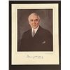 Image 1 : 29th President Warren G. Harding Facsimile Signed Photo Art Print