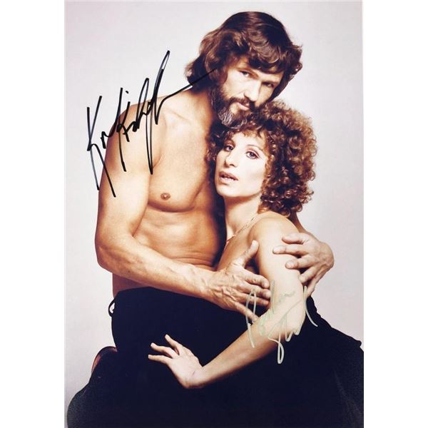 A Star is Born (1976) Barbra Streisand and Kris Kristofferson signed movie photo