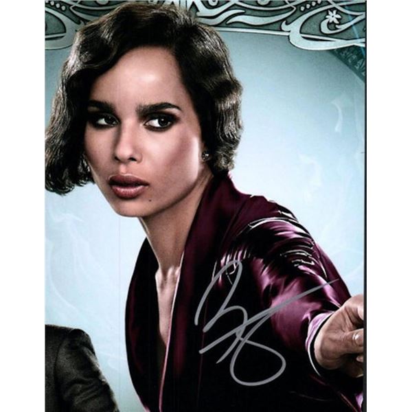 ZoÃ« Kravitz facsimile signed photo