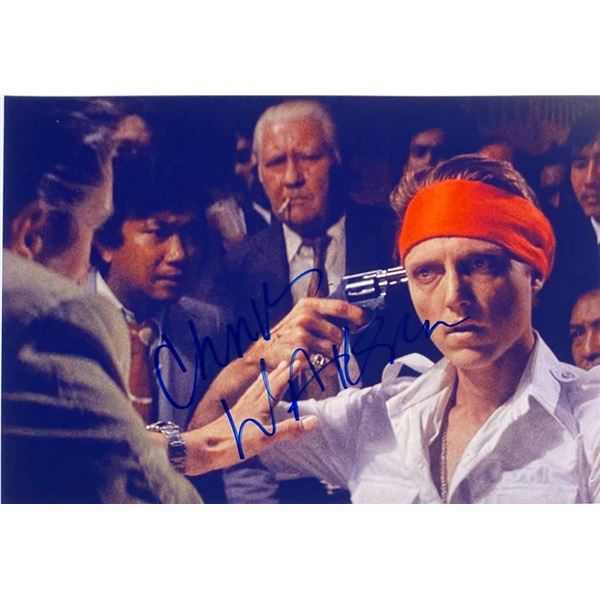 The Deer Hunter Christopher Walken facsimile signed photo