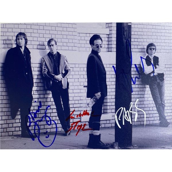 R.E.M. facsimile band signed photo