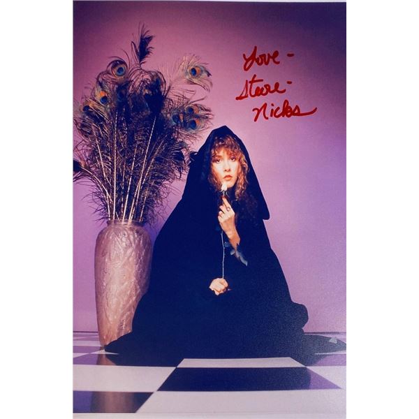 Stevie Nicks facsimile signed photo