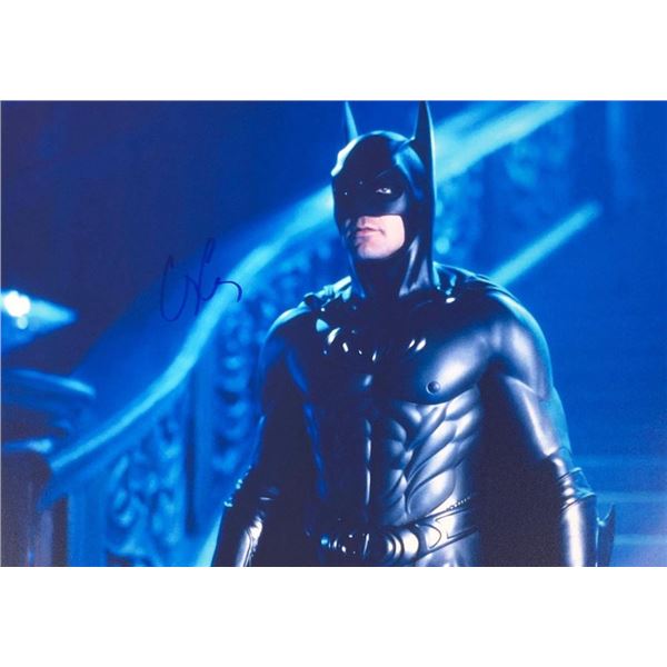 Batman George Clooney Signed Photo