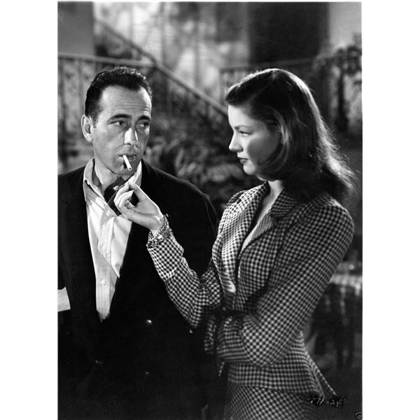 Humphrey Bogart and Lauren Bacall reprint photo