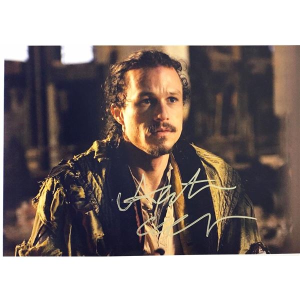 Heath Ledger signed movie photo