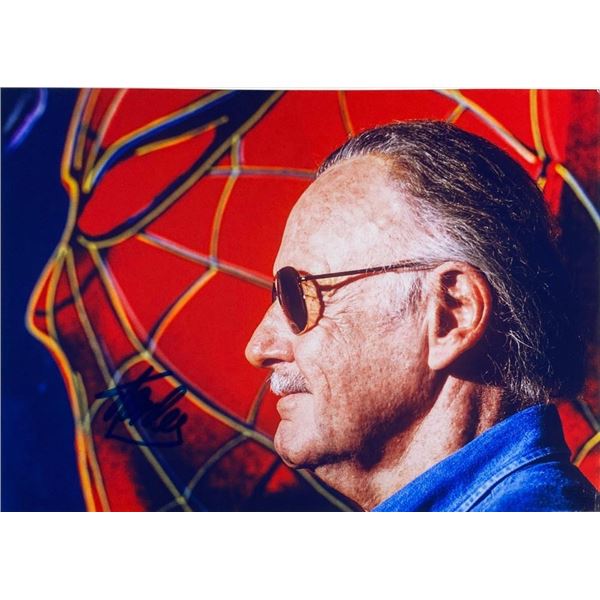 Stan Lee facsimile signed  photo