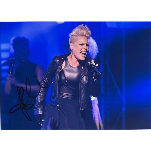 Pink signed facsimile photo