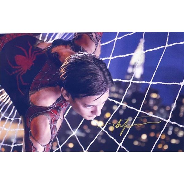 Spider-Man Tobey Maguire signed movie  photo
