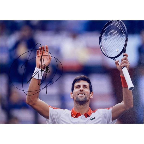 ATP Novak Djokovic facsimile signed  photo