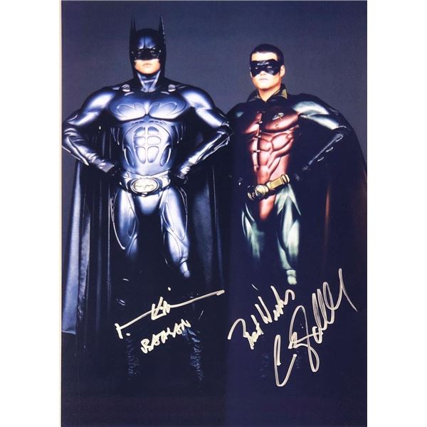 Batman Forever Val Kilmer and Chris O'Donnell Signed Photo