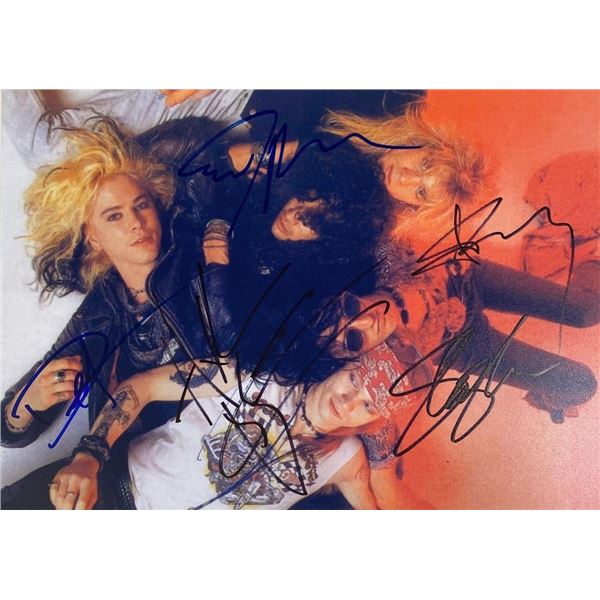 Guns N' Roses facsimile band signed photo