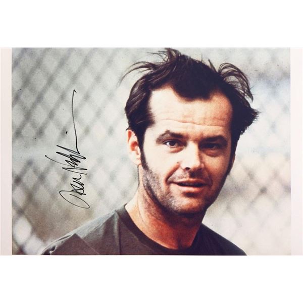 One Flew Over the Cuckoo's Nest Jack Nicholson signed movie photo