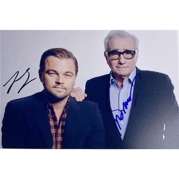 Leonardo DiCaprio and Martin Scorsese facsimile signed photo