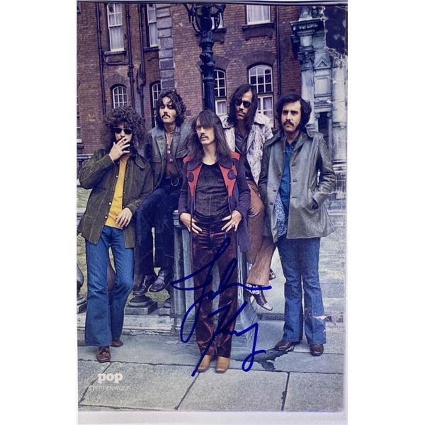 Steppenwolf John Kay facsimile signed photo