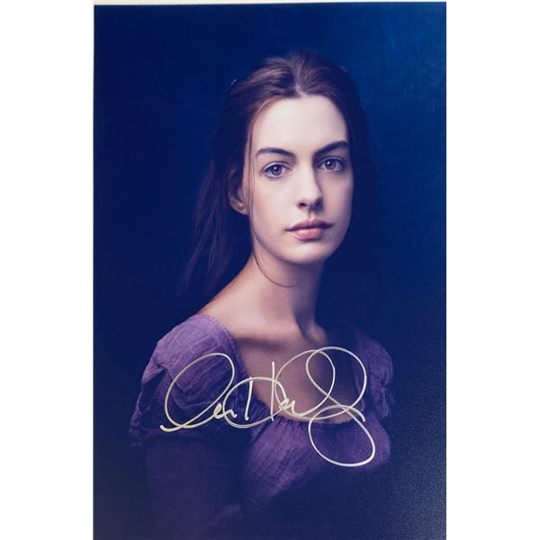 Les Miserables Anne Hathaway facsimile signed  movie photo