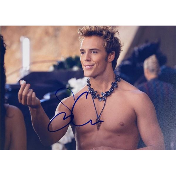 The Hunger Games Sam Claflin facsimile signed movie photo