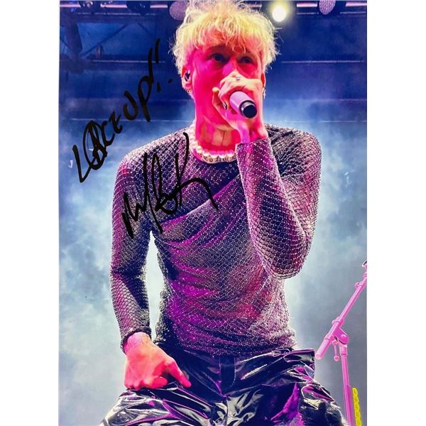 Machine Gun Kelly facsimile signed  photo