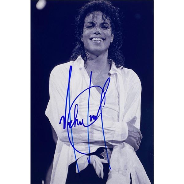 Michael Jackson facsimile signed photo