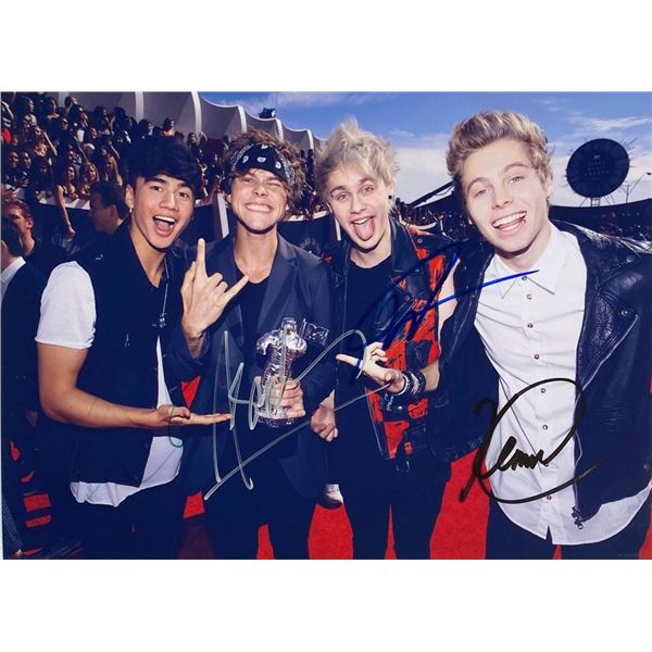 5 Seconds of Summer facsimile signed photo