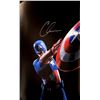 Image 1 : Captain America Chris Evans signed movie photo