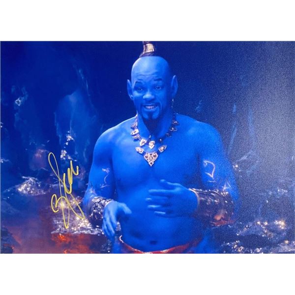 Aladdin Will Smith facsimile signed movie photo