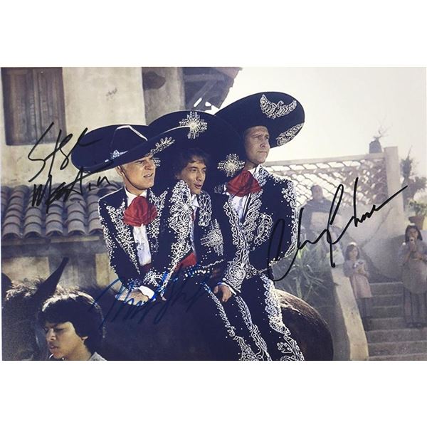 Three Amigos cast signed movie photo