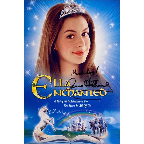 Ella Enchanted Anne Hathaway signed movie photo