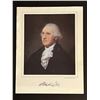 Image 1 : 1st President George Washington Facsimile Signed Photo Art Print