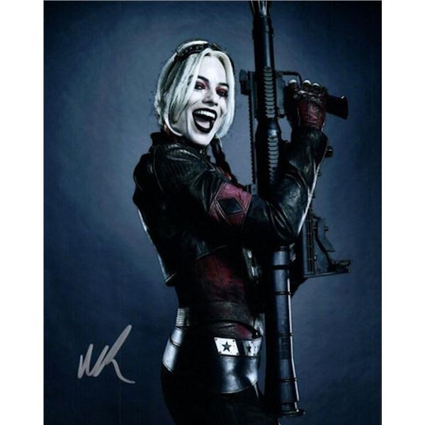 Harley Quinn Margot Robbie facsimile signed photo