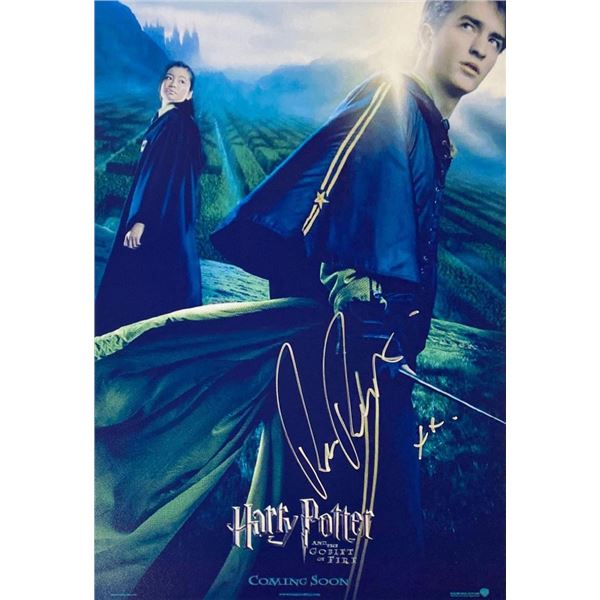 Harry Potter and the Goblet of Fire Robert Pattinson facsimile signed photo