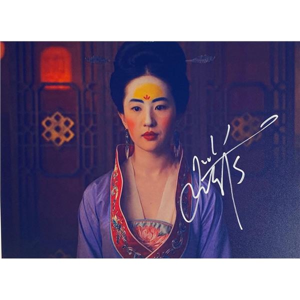 Mulan Liu Yifei facsimile signed movie photo