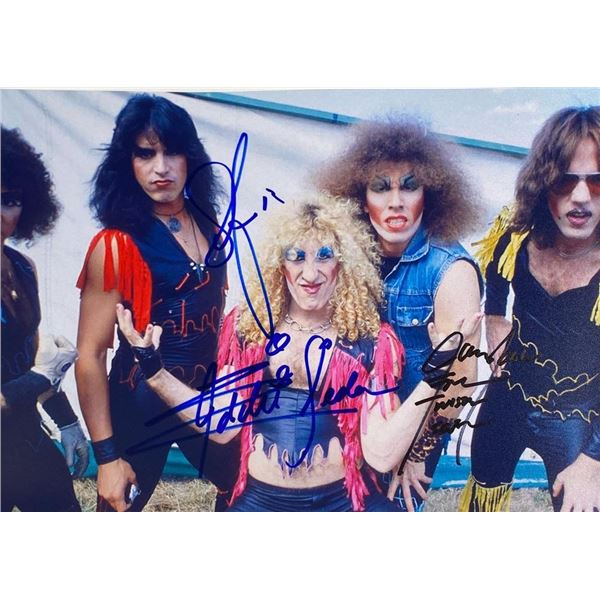 Twisted Sister facsimile band signed photo