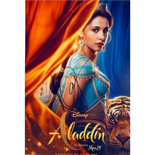 Aladdin Naomi Scott facsimile signed movie photo