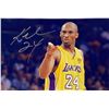 Image 1 : LA Lakers Kobe Bryant facsimile signed photo.
