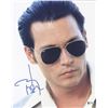 Image 1 : Johnny Depp signed movie photo