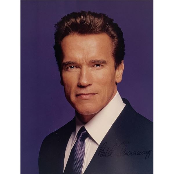 Arnold Schwarzenegger facsimile signed photo