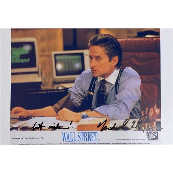 Wall Street Michael Douglas facsimile signed movie photo