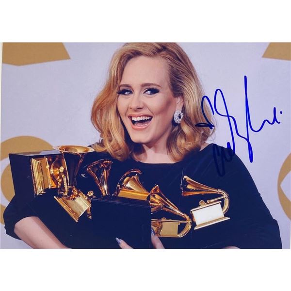 Grammy winner Adele facsimile signed photo