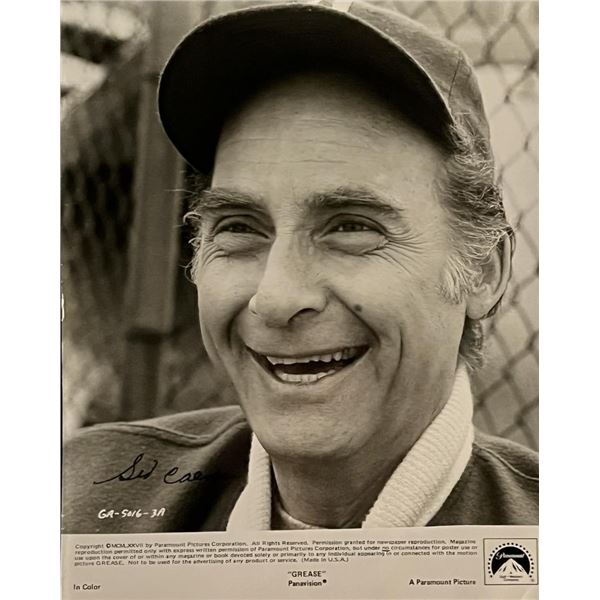Grease Sid Caesar Facsimile Signed Movie Photo