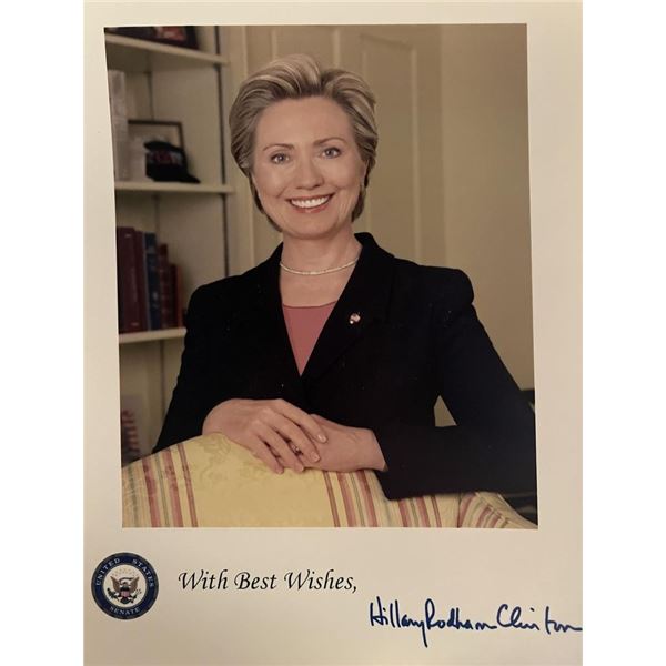 Hillary Clinton facsimile signed photo